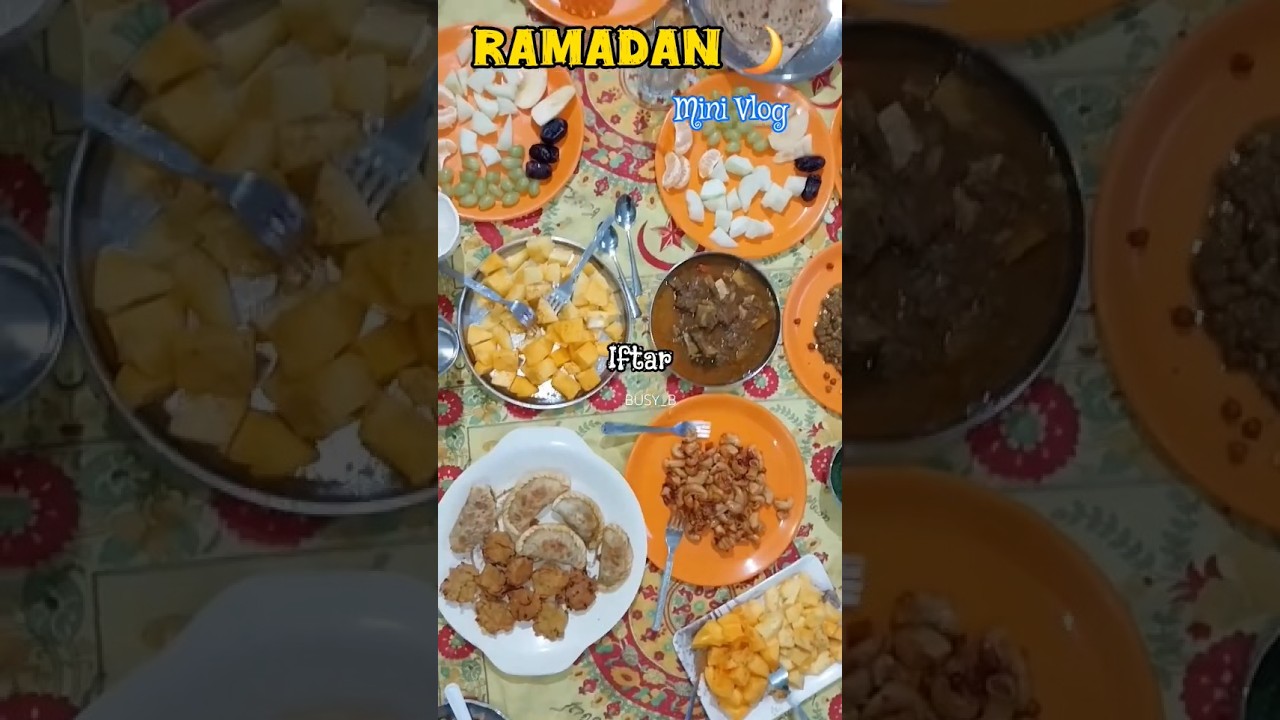 Ramadan Mini Vlog ✨️ 💖 🌙 #minivlog #ramzanvlog #ramadanvlog #shorts #ramadanrecipes