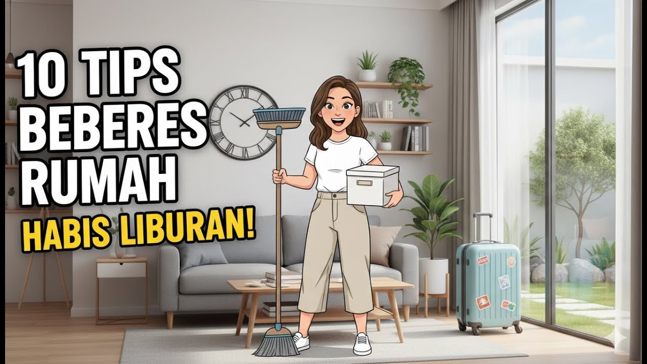 10 Tips Beberes Rumah Setelah Liburan Panjang, Dijamin Rumah Rapi Lagi!