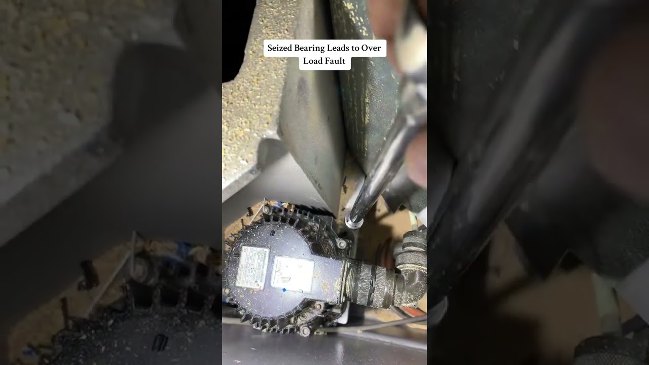 Bad Bearing causes overload condition