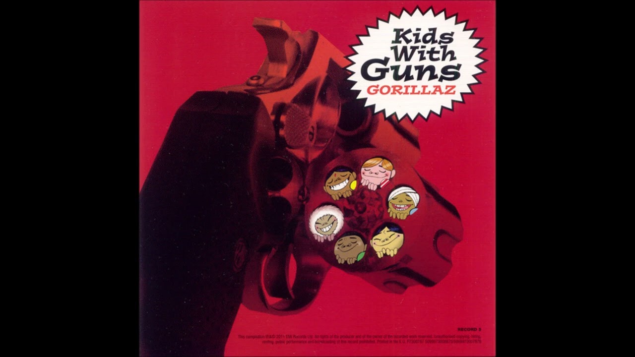 Gorillaz - Kids With Guns (7-Inch Single)(2011 7'' boxset) - Vinyl recording HD