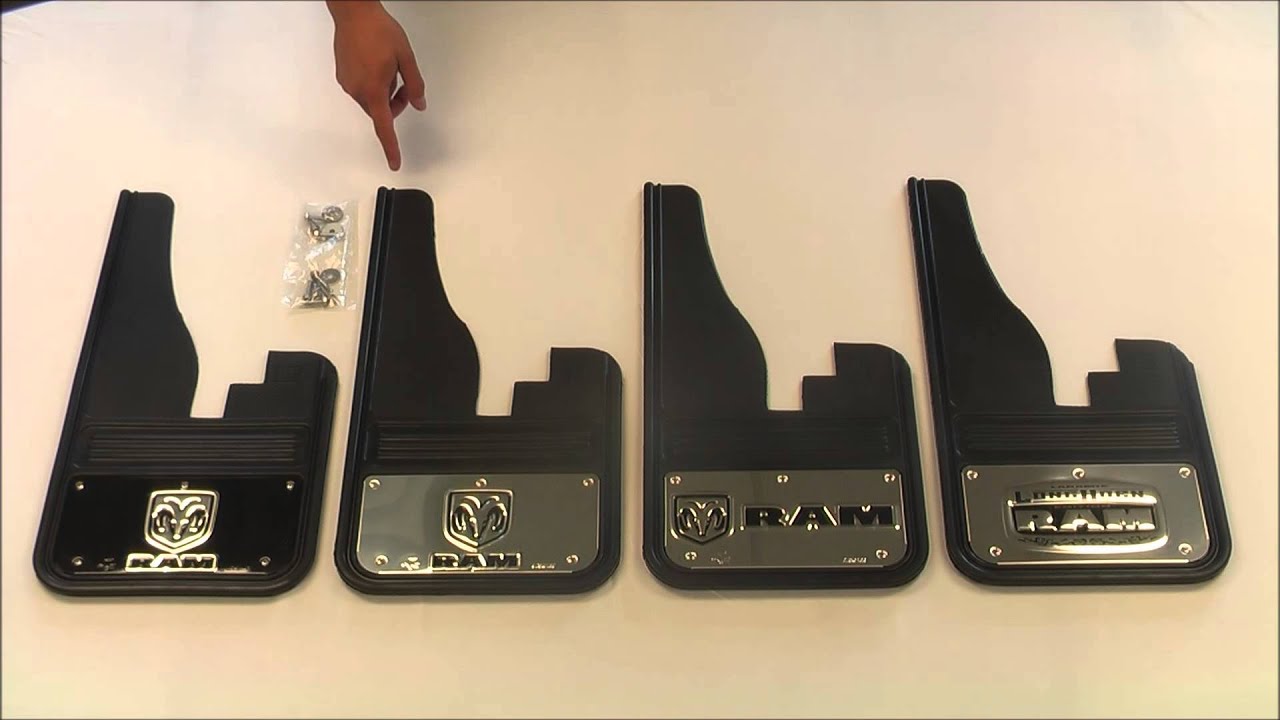 Gatorback Front Mud Flaps for the Dodge Ram
