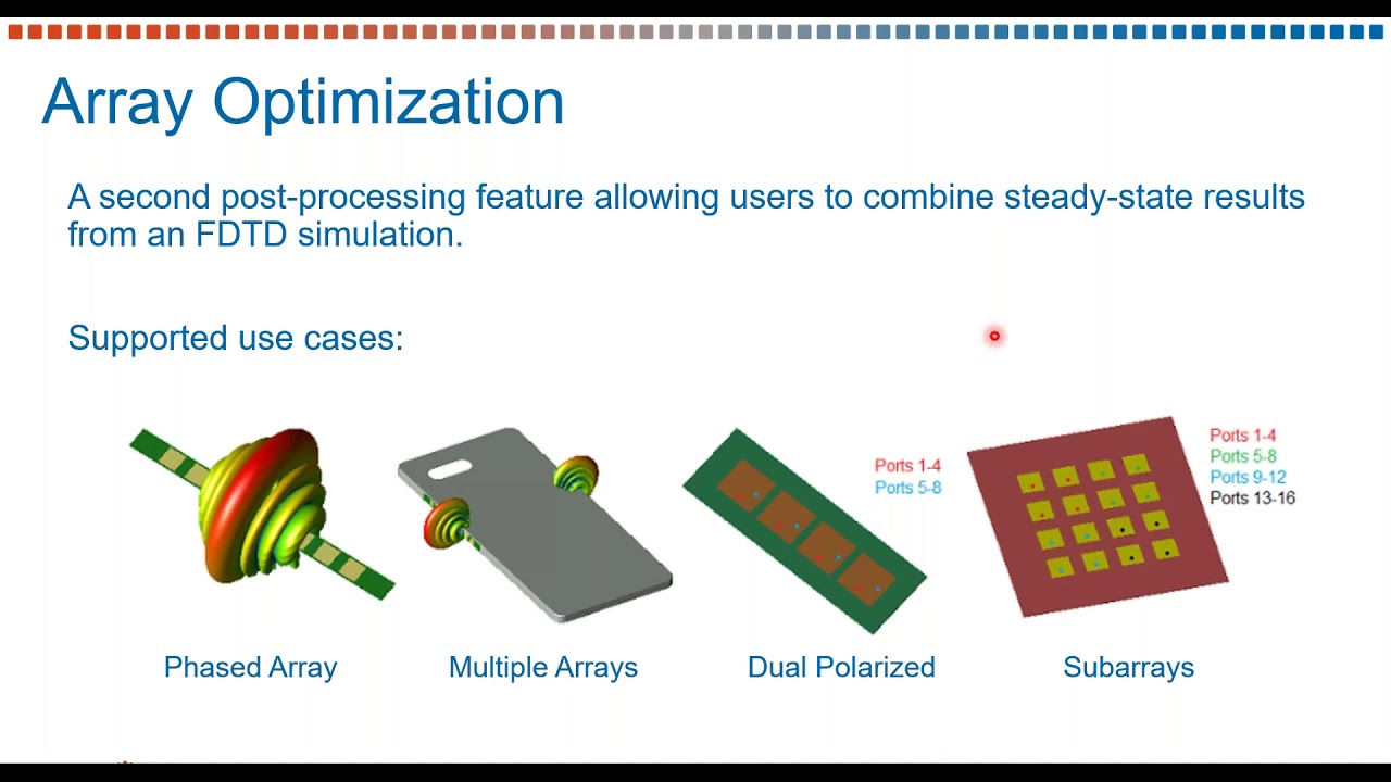 Solutions to Simplify 5G Phased Array Design in XFdtd