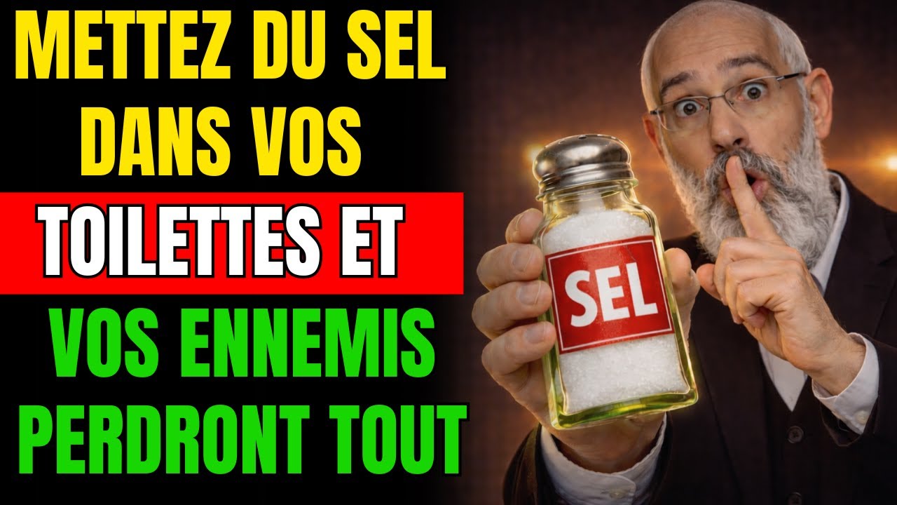 Mets du SEL Dans Tes TOILETTES Attire la Richesse et Éloigne Tout le Mal | Sagesse Juive