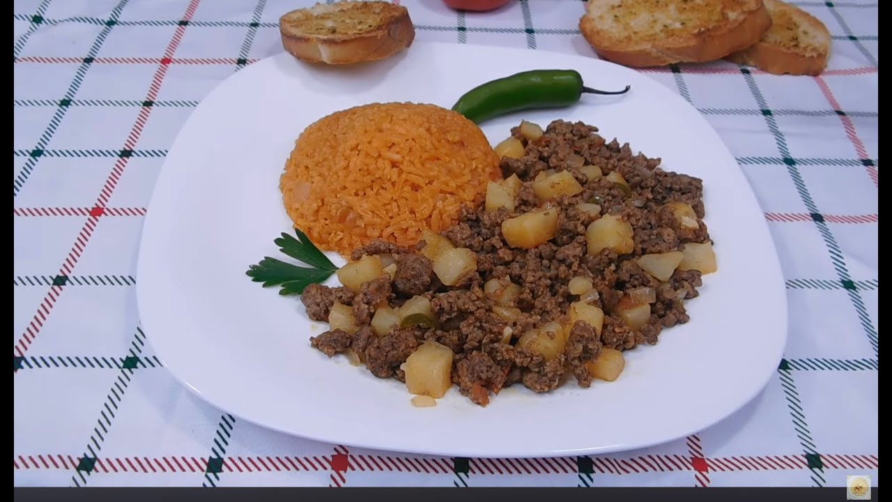 Carne Molida Con Papas