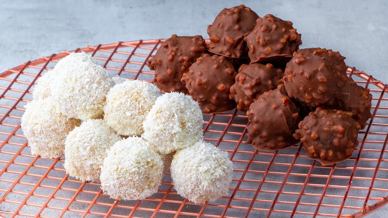 Nu le vei mai cumpara NICIODATA, le vei face tu! Bomboanele Raffaello si Rocher sunt un rasfat!