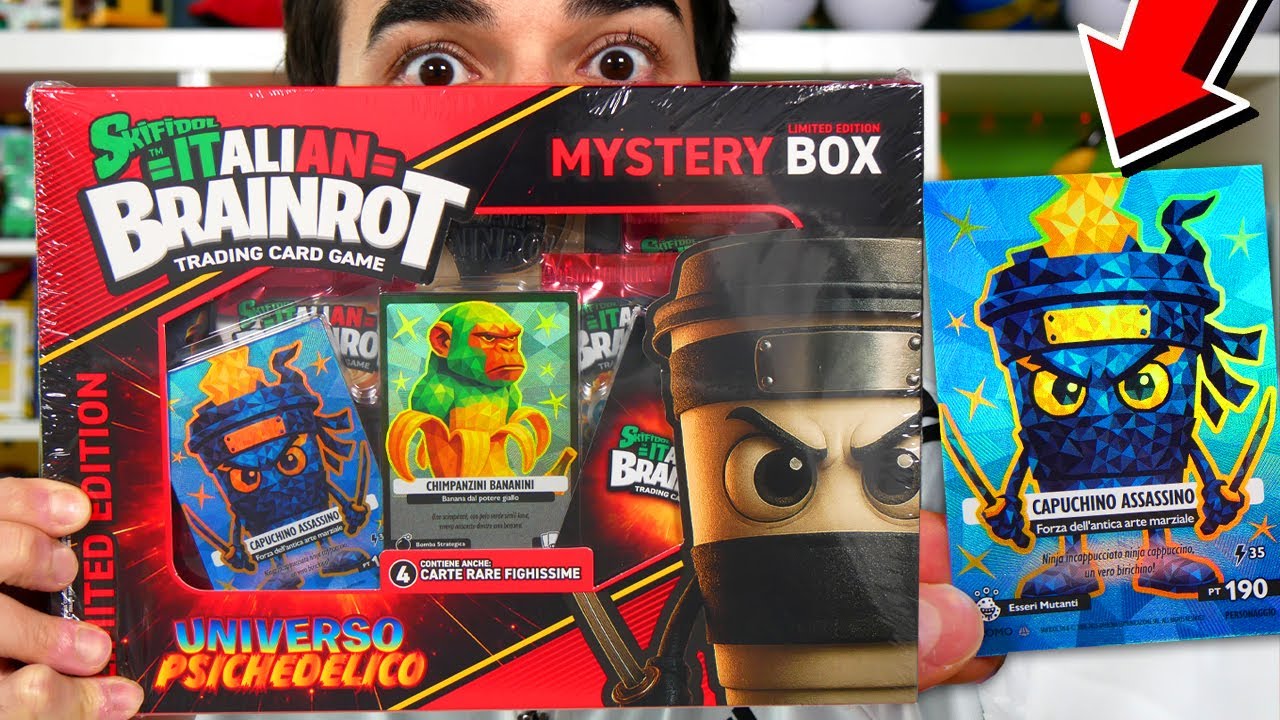 APRO IL NUOVO MYSTERY BOX DELLE CARTE DEI BRAIN ROT