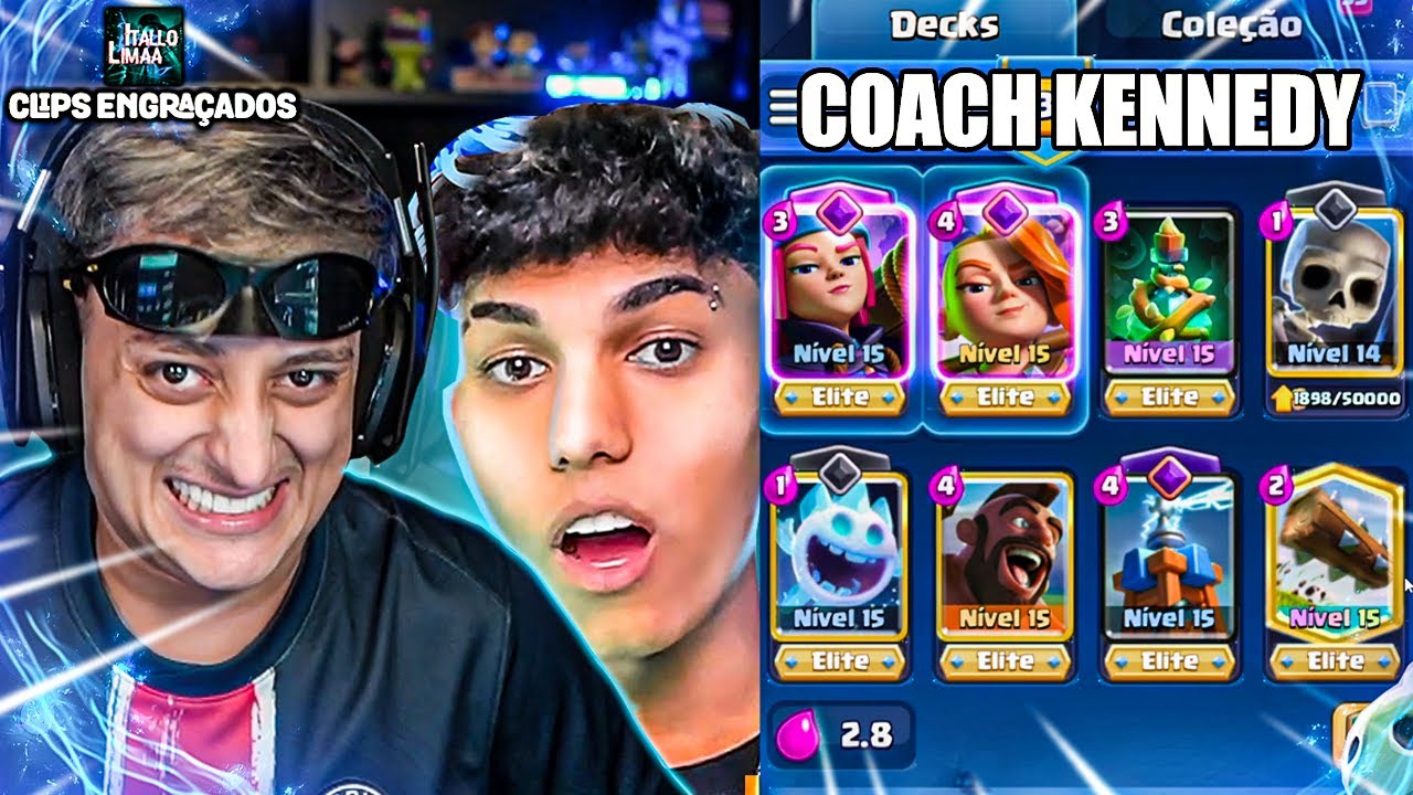 DONA CHAMOU O PROFESSOR KENNEDY CLASH E USOU A CARTA NA MANGA PARA ESSE DECK