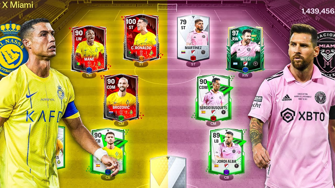 Al Nassr X Inter Miami - Best Special X Squad Builder! Messi X Ronaldo!! FC Mobile