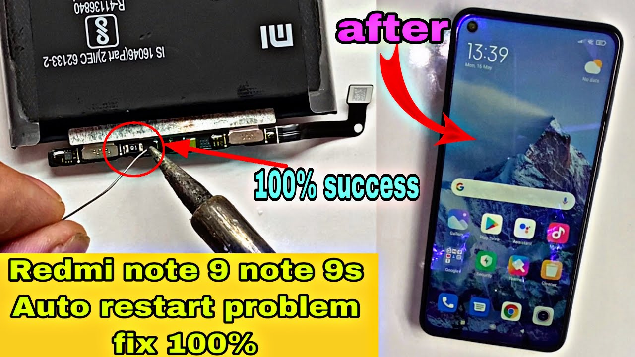 How To Fix Redmi note 9 note 9s Auto Restart Problem | Fix 100% You Can do This at Your Own !