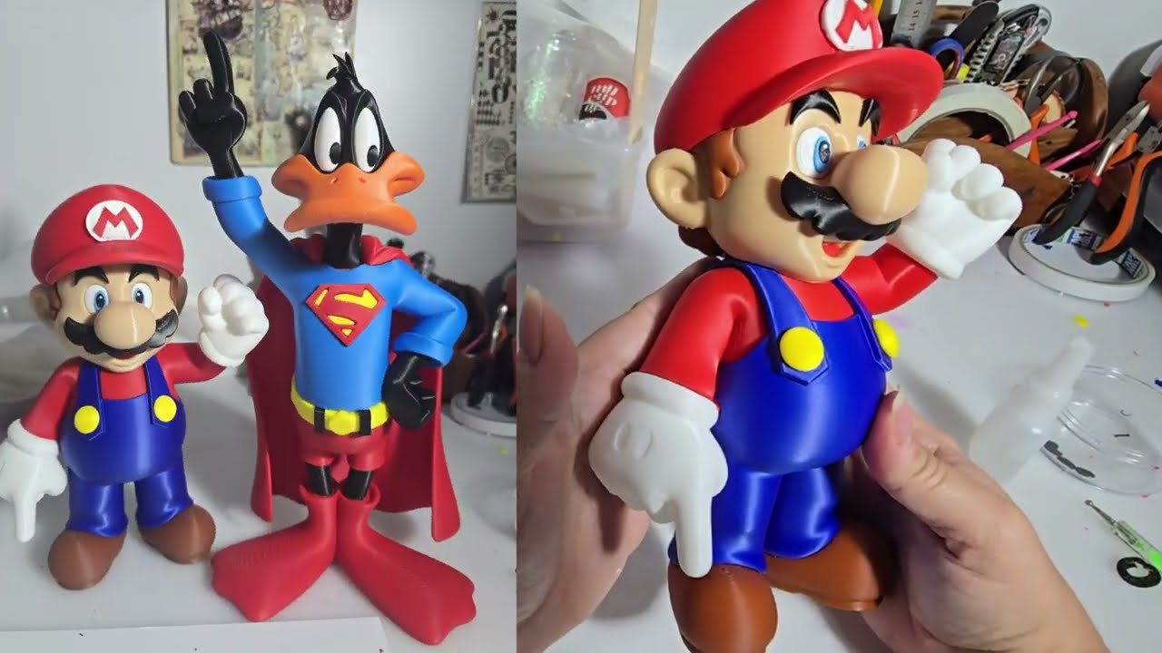 בונים ביחד את סופר מריו 3D מתפסת תלת מימד ואוו מדהים