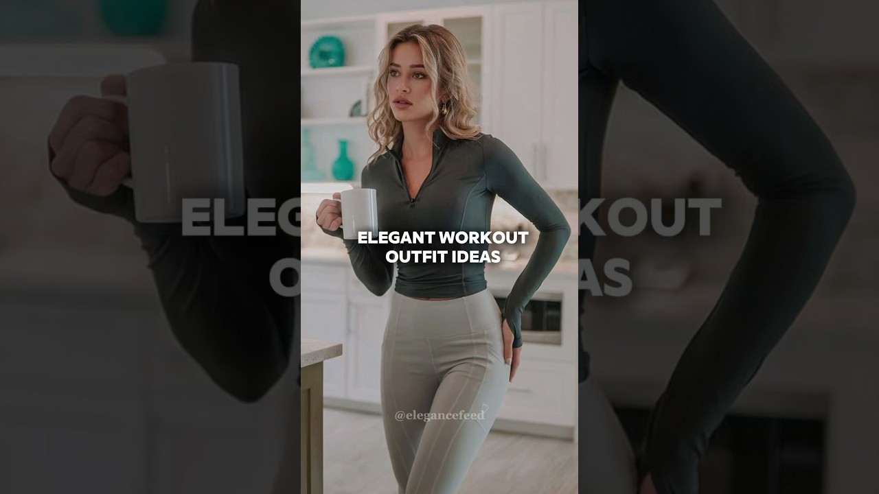 Elegant workout outfit ideas | What to wear to the gym