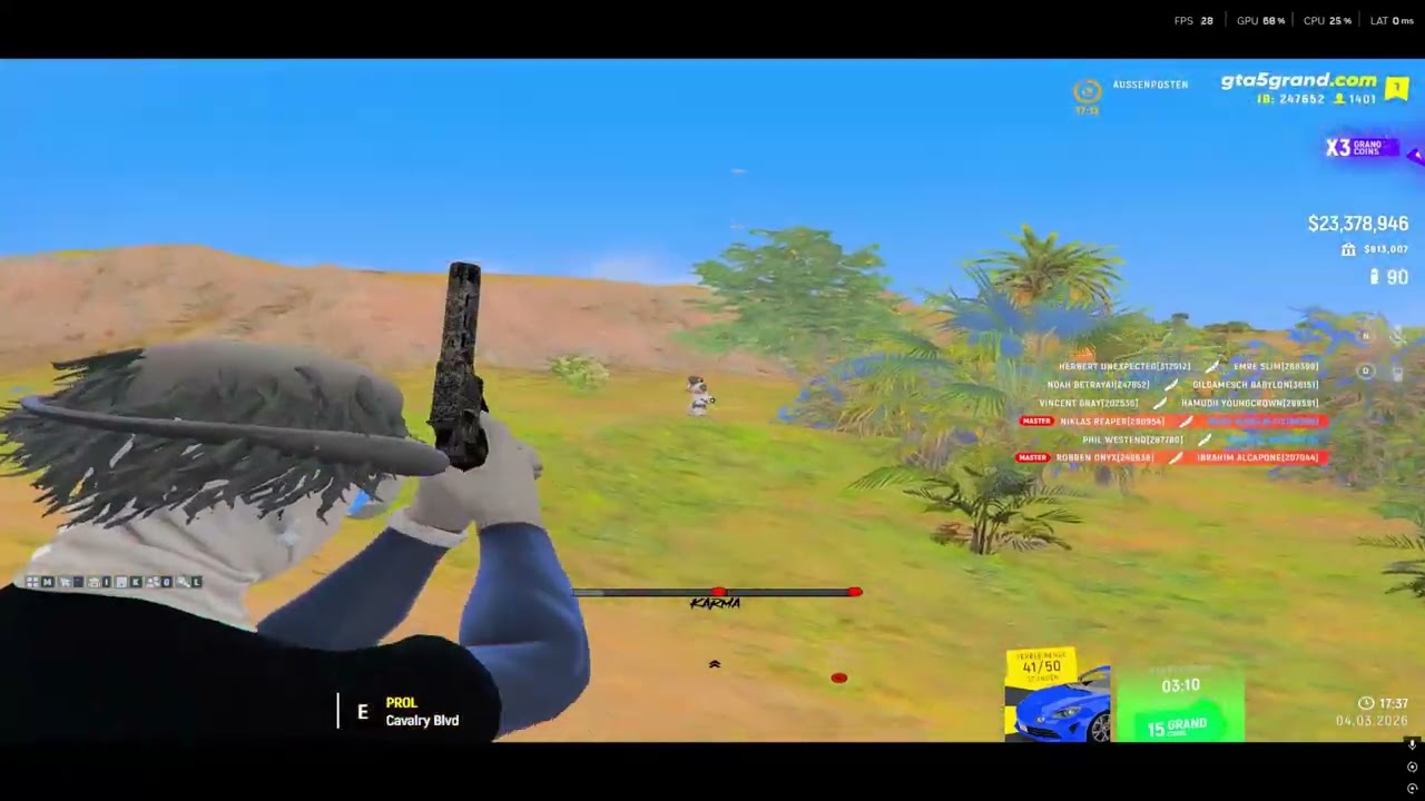 Betrunkener Rentner spielt Grand RP