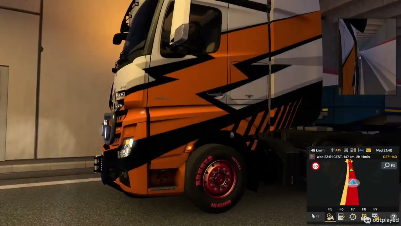 Euro Truck Simulator 2 - Geneva To Millan  Cargo Service - Transformer  Weight 47850 kg