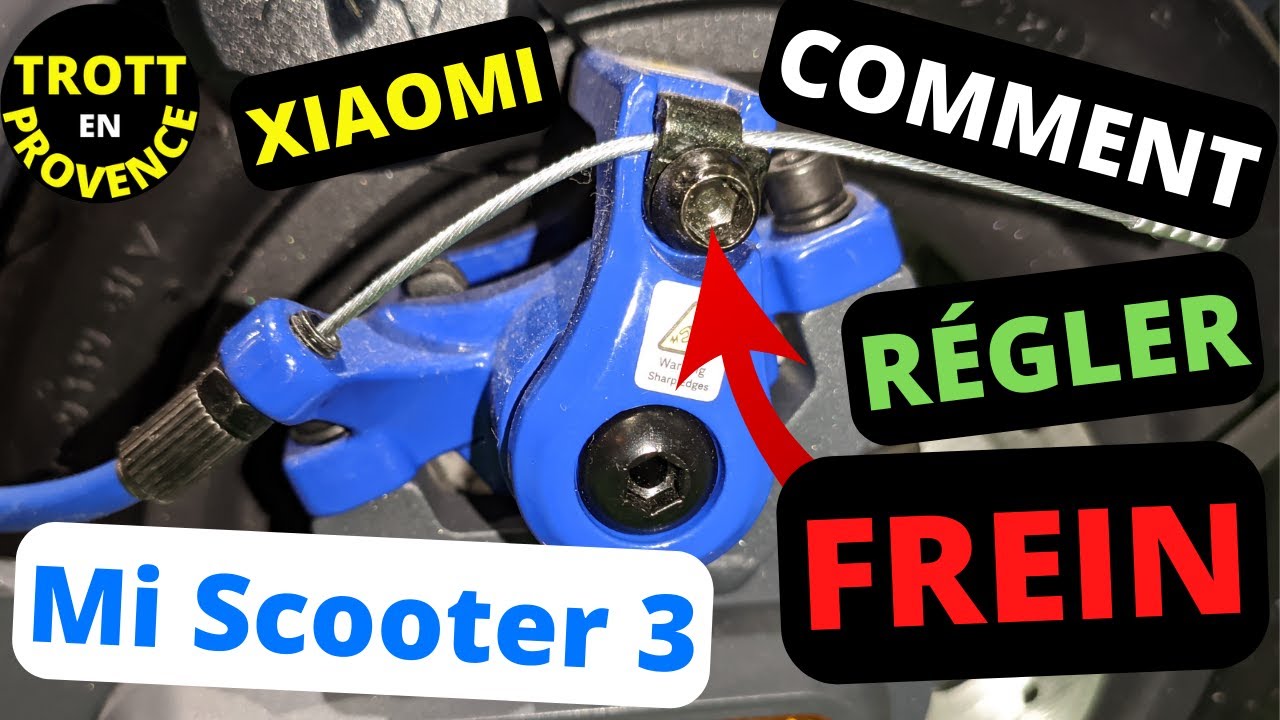 Comment régler le frein Xiaomi Mi Scooter 3 : Trottinette électrique xiaomi M365 (Réglage freinage)