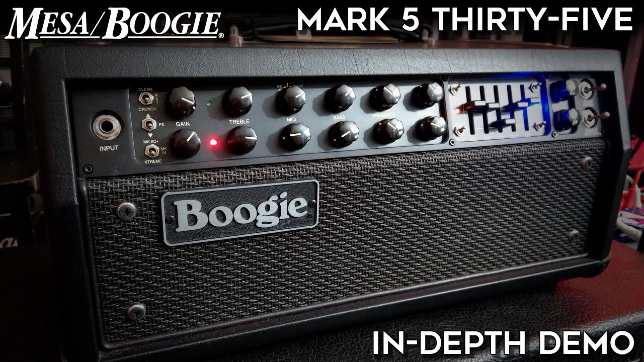 Mesa/Boogie Mark 5 Thirty-Five in-depth demo! (16 guitars)