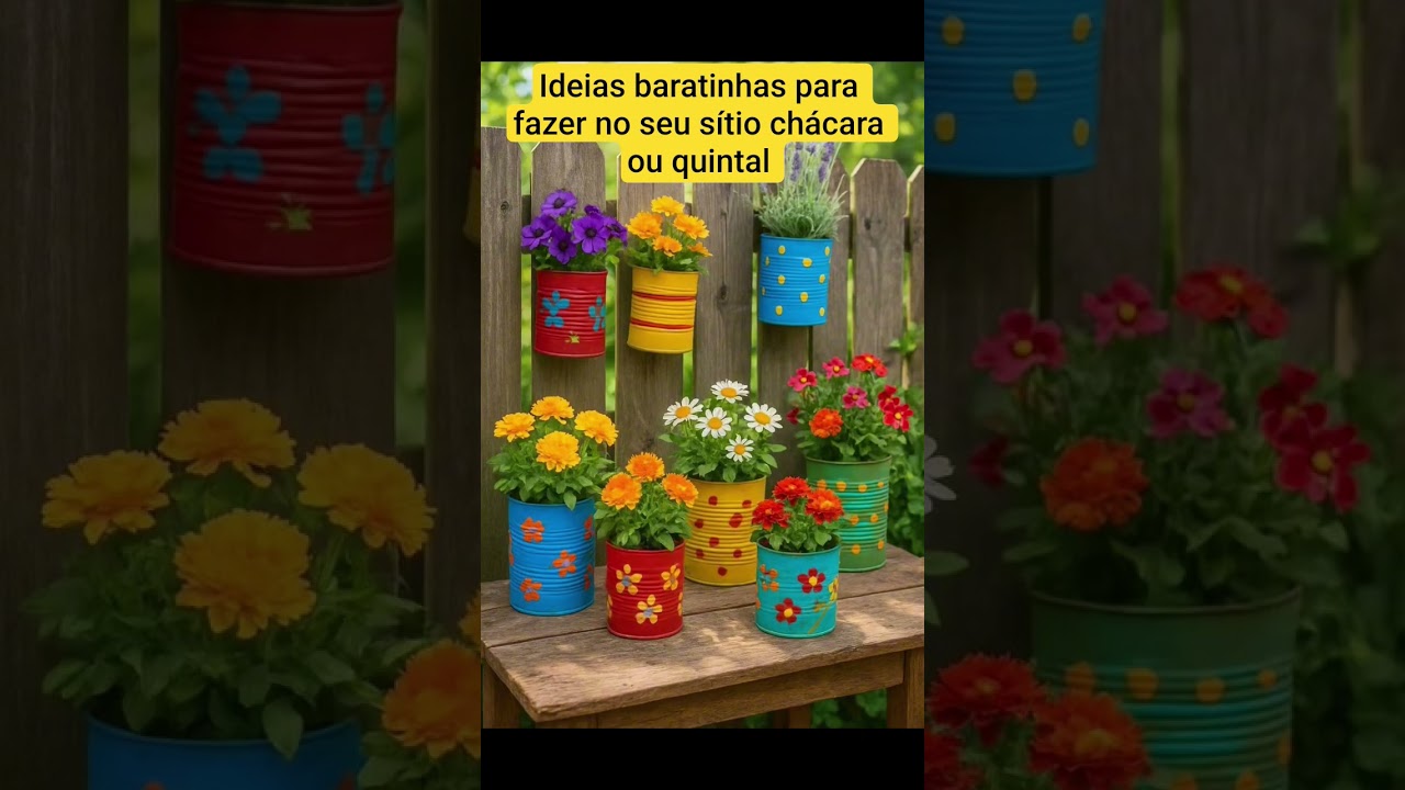 Ideias baratinhas para fazer no seu s&iacute;tio ch&aacute;cara ou quintal. #ch&aacute;cara #sitio #ideias #ideia