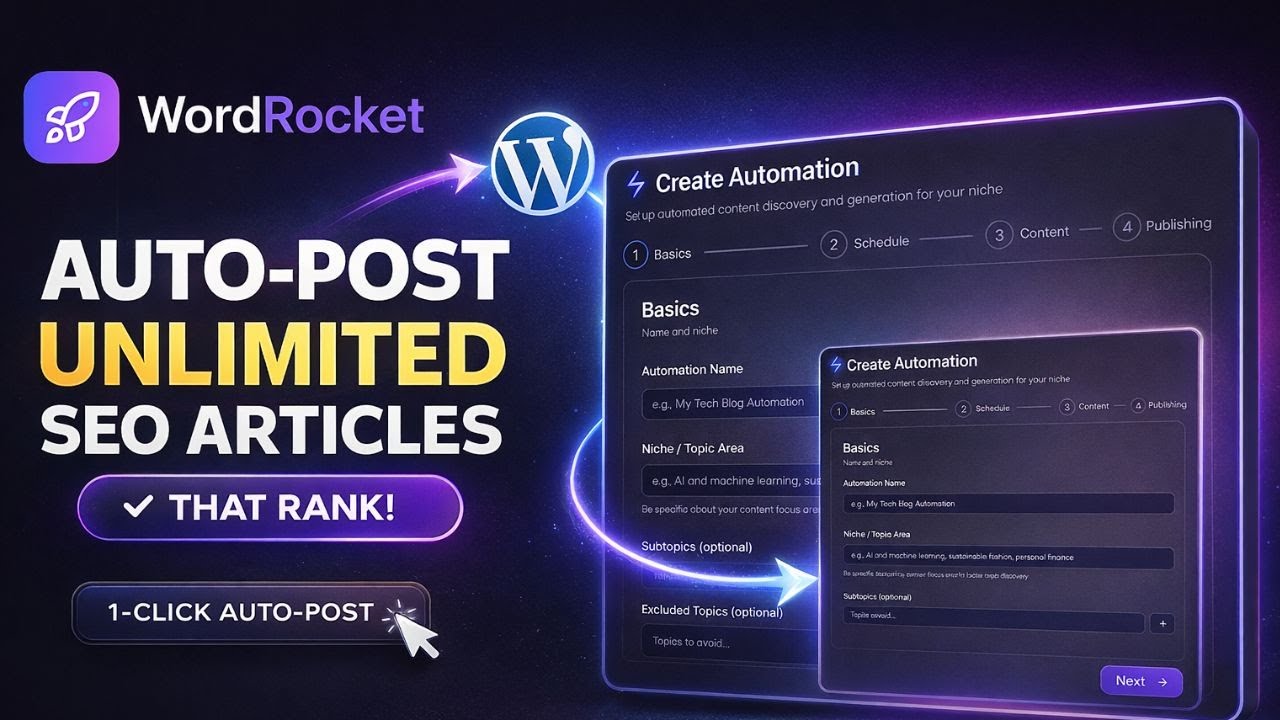 Я автоматизировал ведение своего блога на WordPress за 5 минут (Исследование → Написание → Публик...