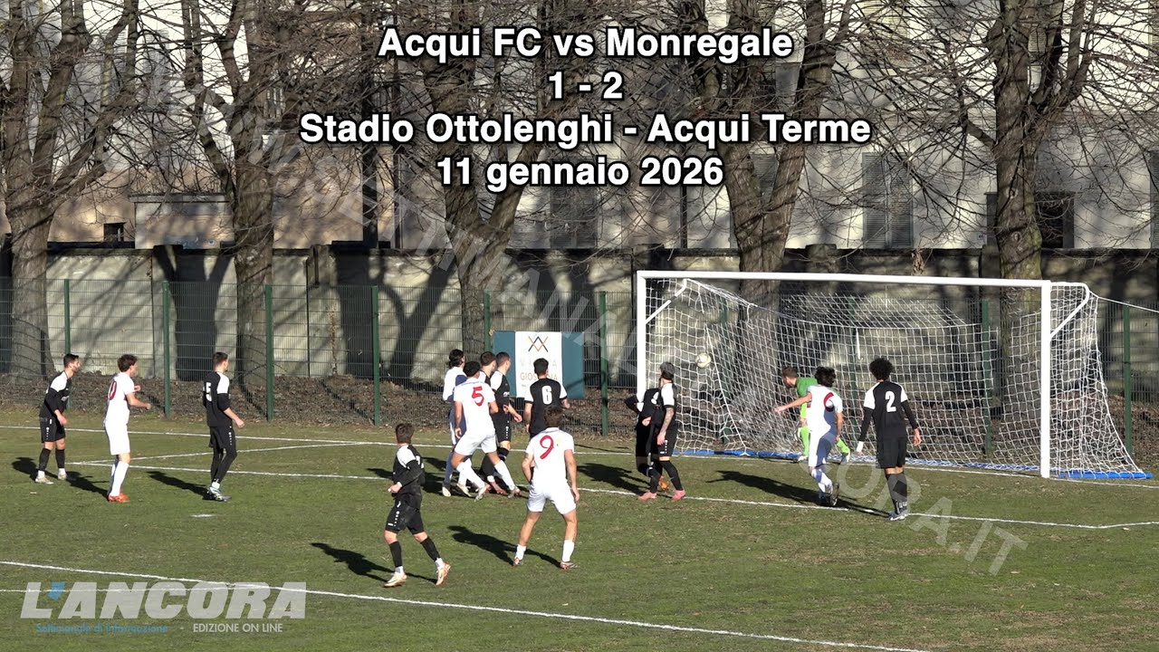Calcio - Un tempo a testa non basta: Acqui battuto 2-1 dalla Monregale