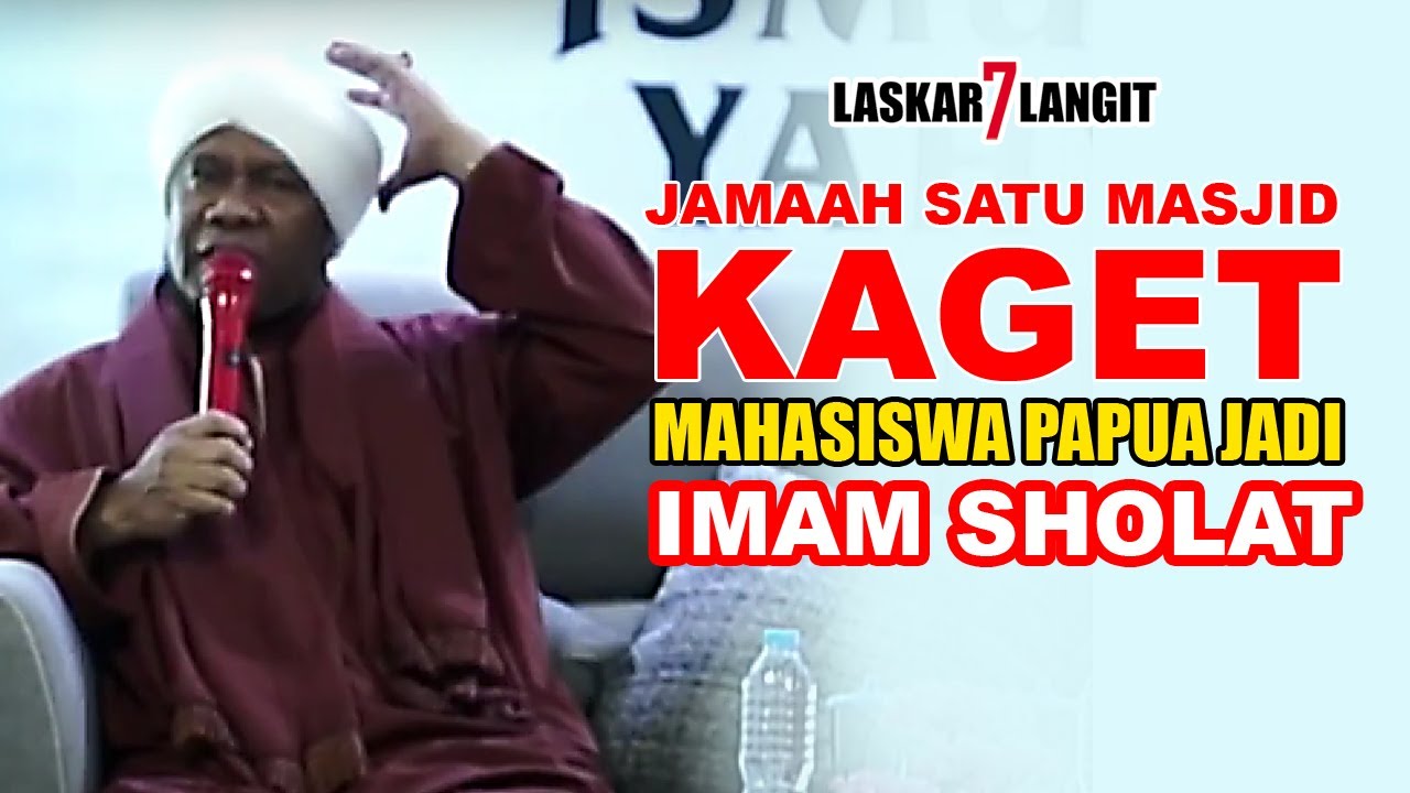 Masjid Geger Mahasiswa Papua Jadi Imam Sholat | Ustadz Sabun Fadlan Garamatan Dari Papua