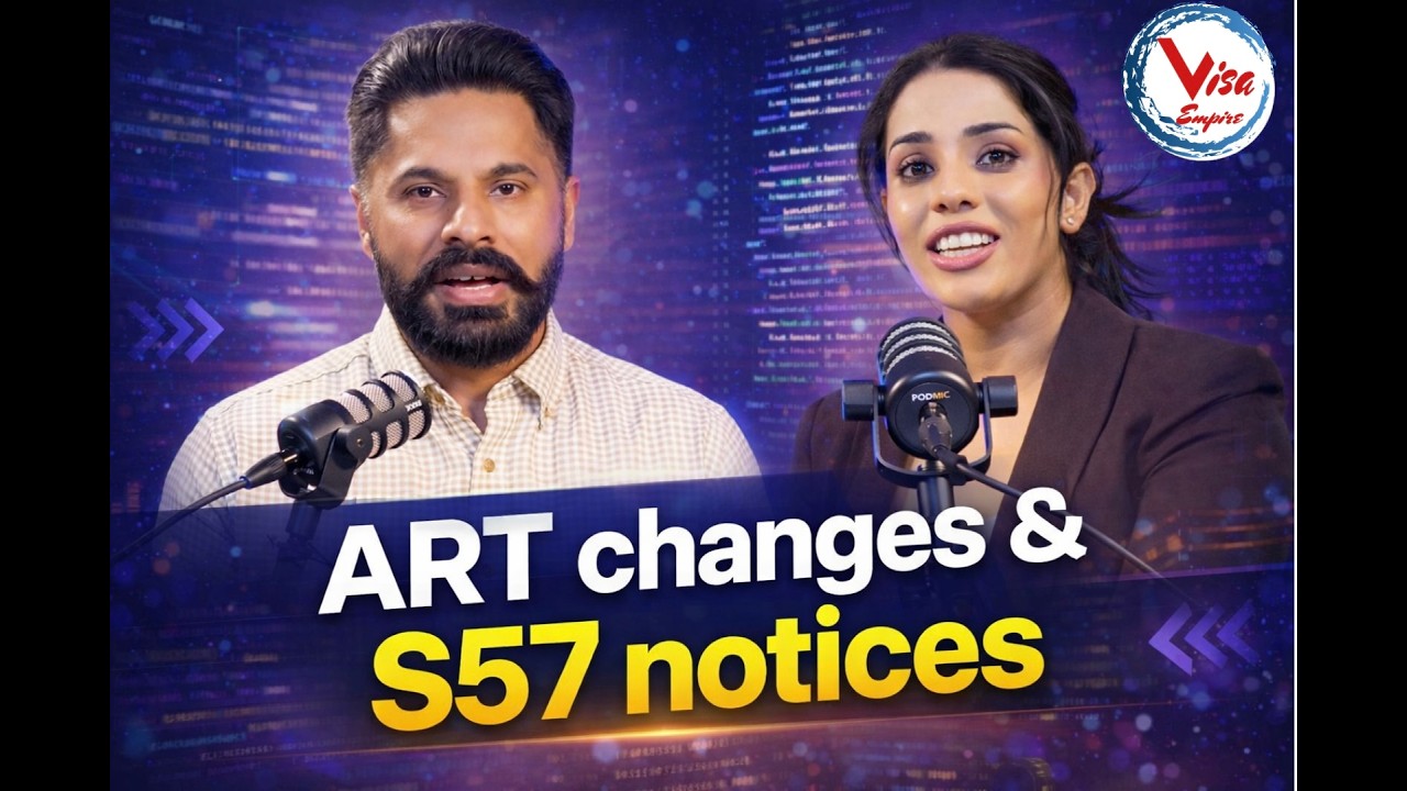 ART appeals, S57 notices & DAMA truck driver visas explained. Australian migration update 2026.