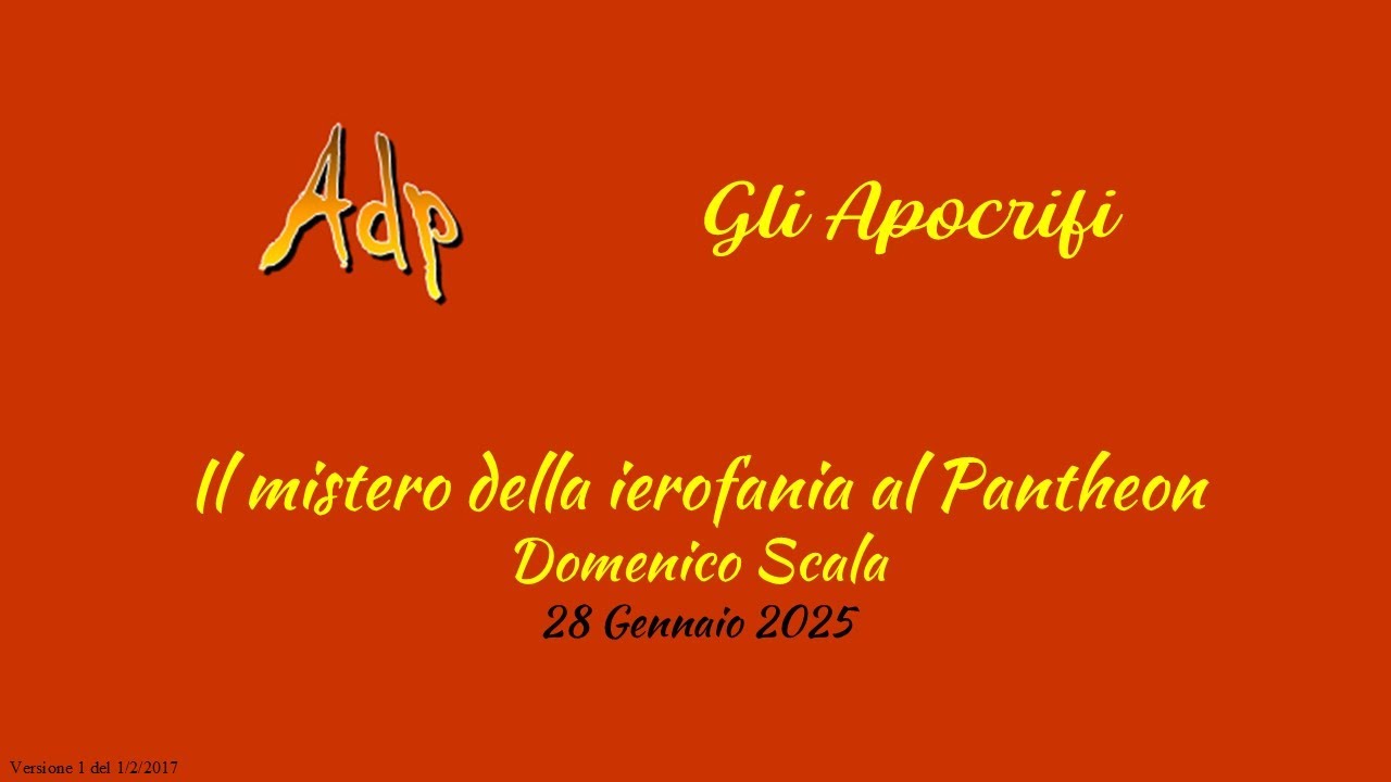 Il mistero della ierofania al Pantheon di Domenico Scala