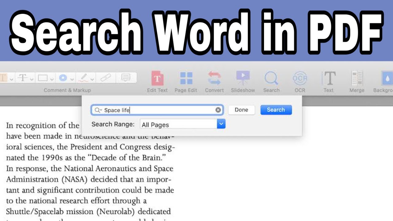 How to Search a Word in PDF || how to search pdf for words || How to Search a Word in PDF File