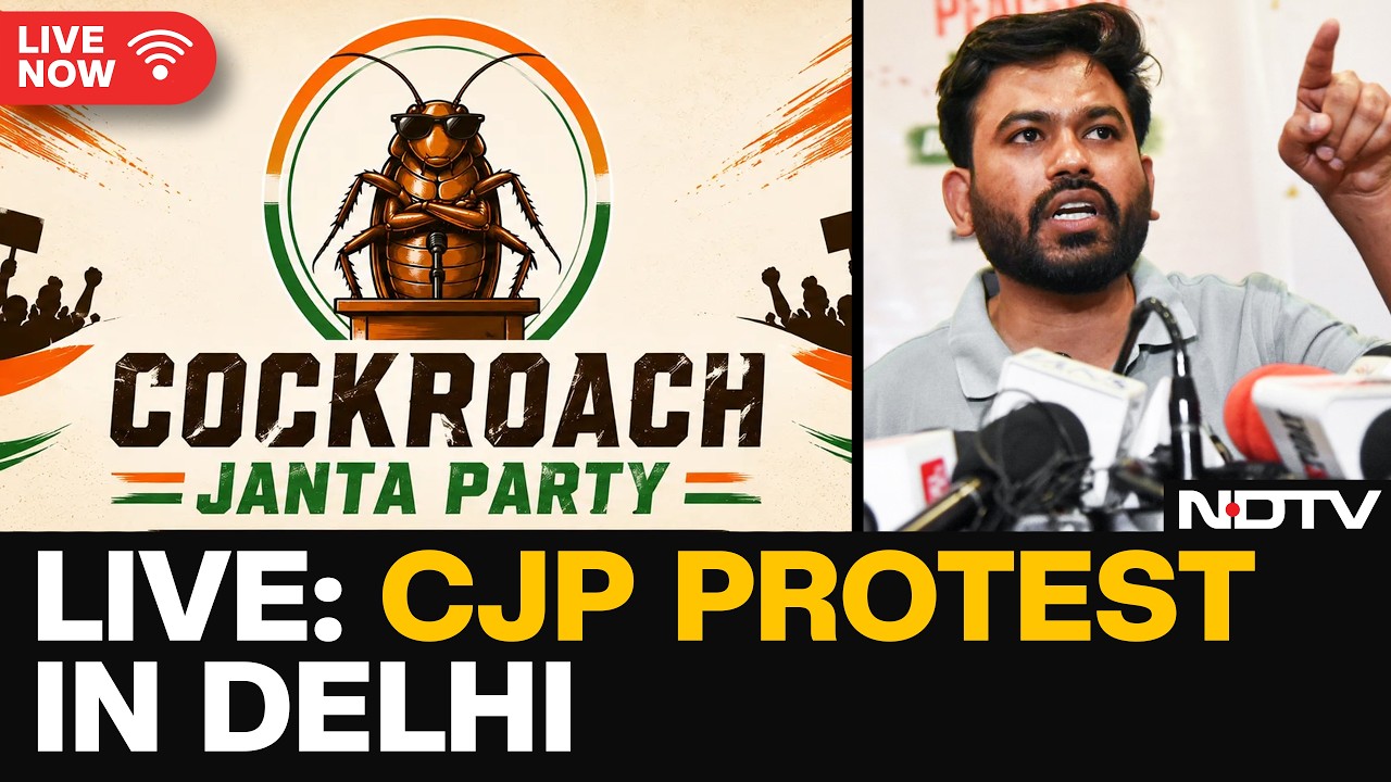CJP Protest In Delhi LIVE | Cockroach Janta Party LIVE | Abhijeet Dipke