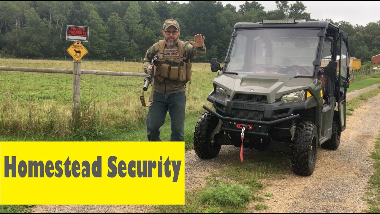 Rural and homestead security for everyday and these crazy times of high crime civil unrest.
