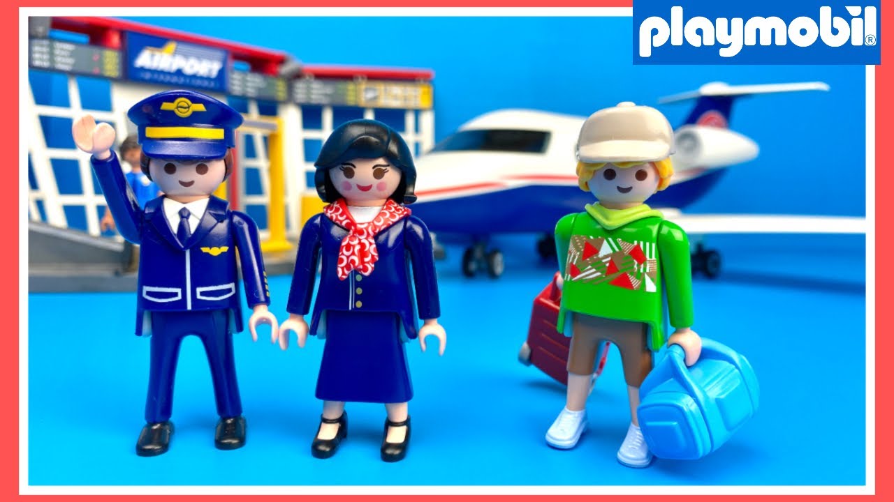 Playmobil Vliegtuig en Airport uitpakken