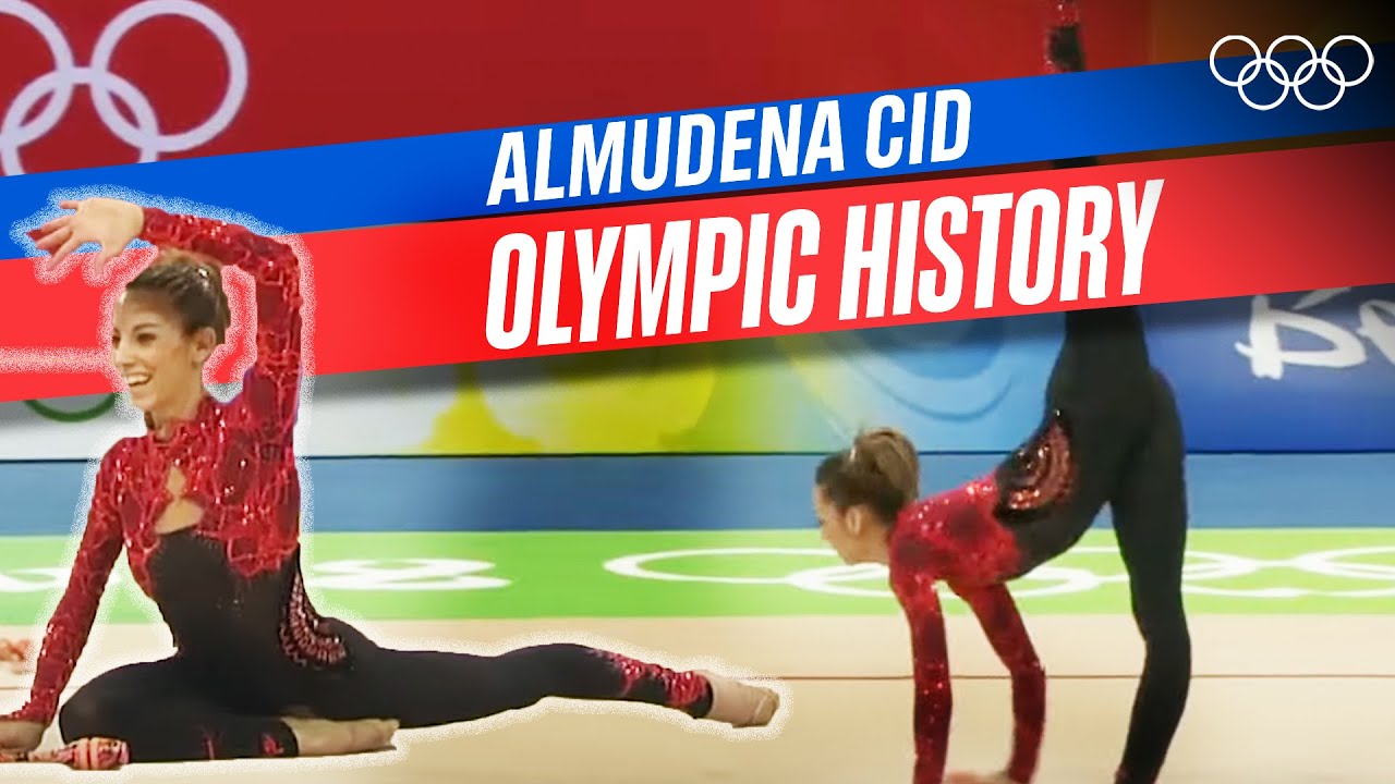 16-year-old Almudena Cid writes Olympic history at Atlanta 1996! 🤸🏽🇪🇸