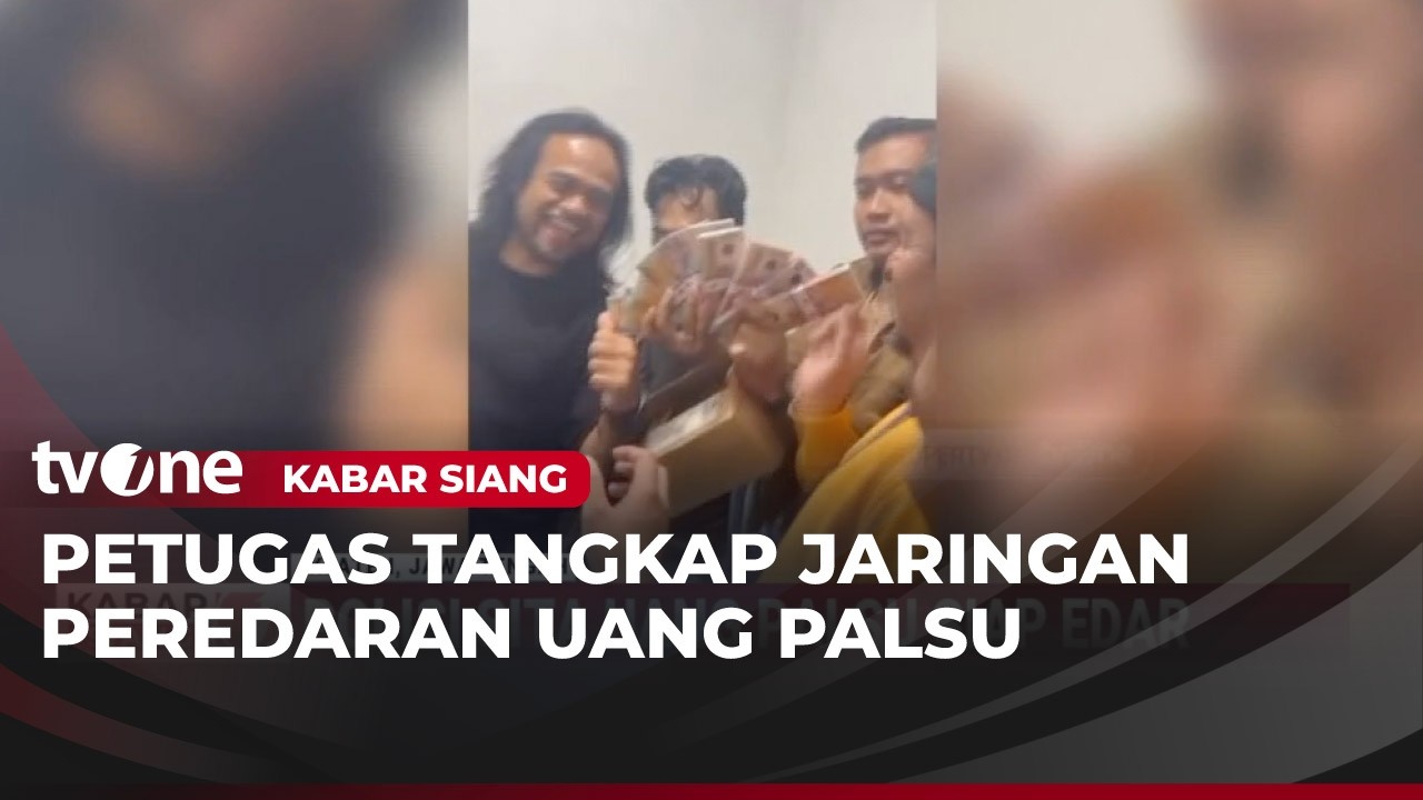 Komplotan Peredaran Uang Palsu di Klaten Terbongkar | Kabar Siang