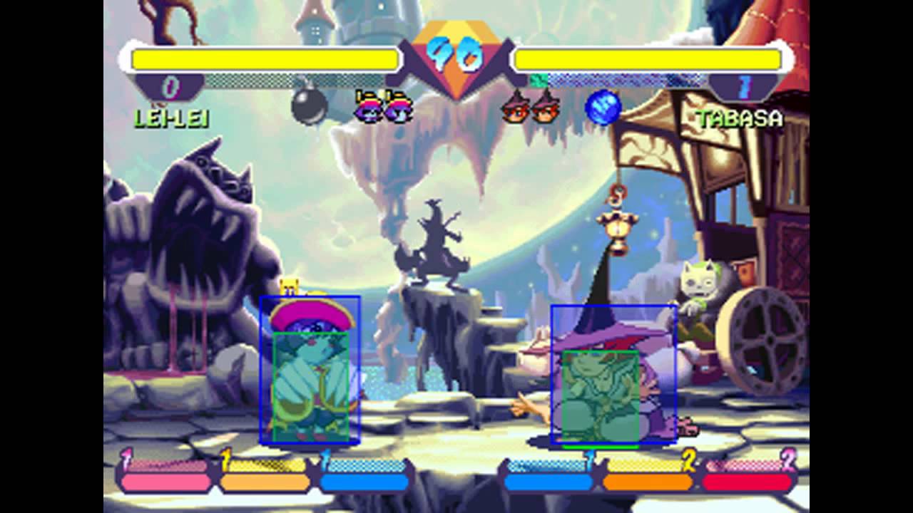 Pocket Fighter Hitboxes: Lei-Lei and Tabasa