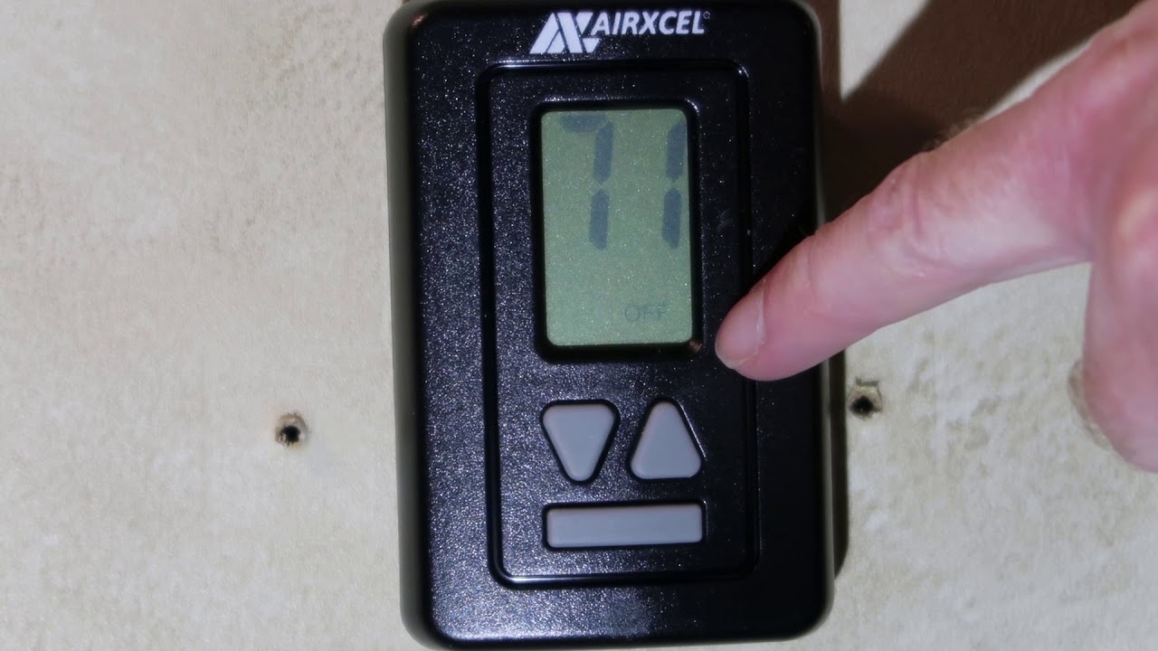RV Digital Thermostat installation, 9430-3382