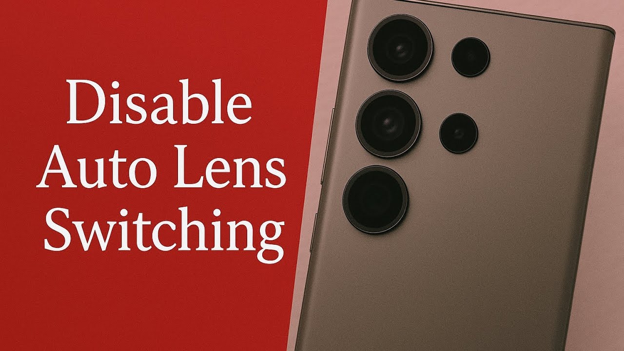 How to disable Auto Lens Switching in samsung s24 Ultra Tamil 😱🤩❤️ learn something new tamil 😱✨