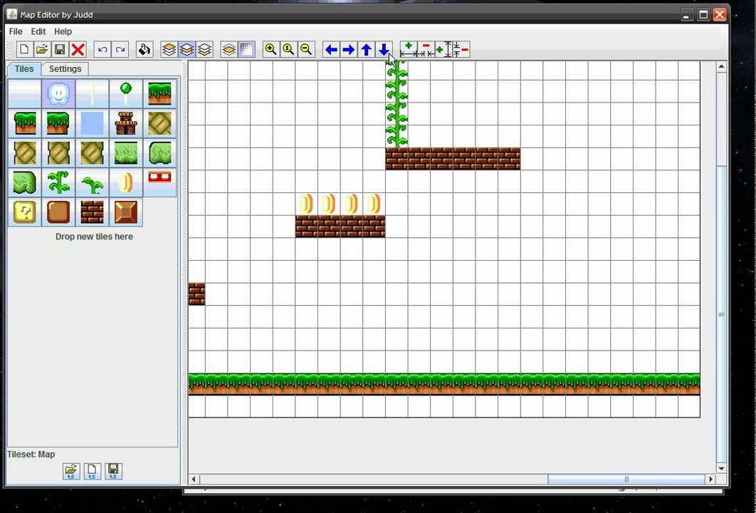 Java map editor editing mario bros level