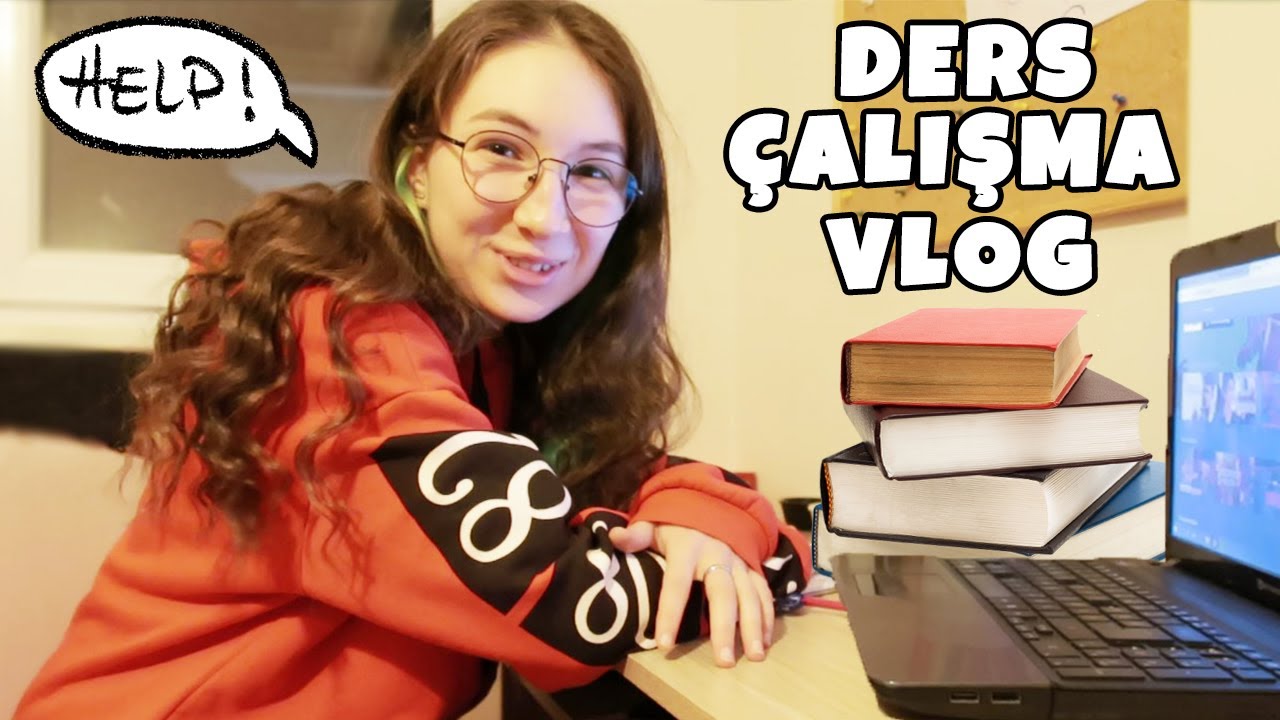 BENİMLE 1 GÜN DERS ÇALIŞMA VLOG | Ders Çalışma Günlüğüm | Beraber Ders Çalışalım