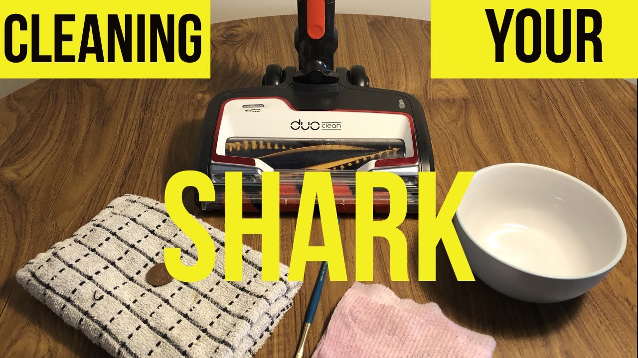 How to clean a shark duoclean roller anti hair wrap cordless vacuum (IZ201UK)