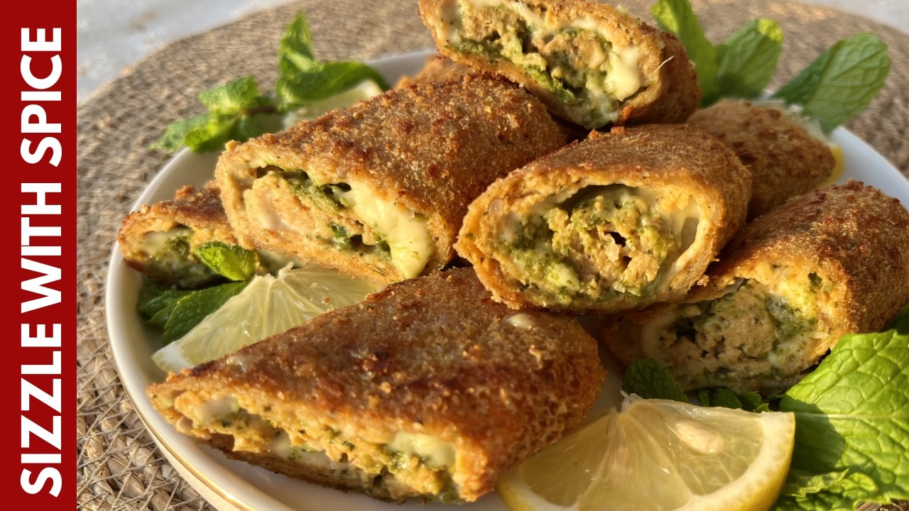 Chicken Cheese Chutney Kabab | Ramadan special