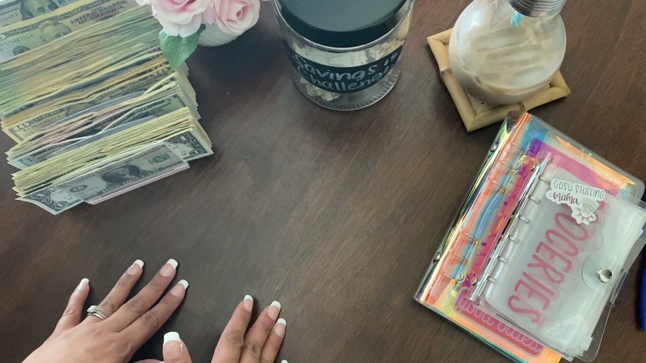First Cash Stuffing for August 2021 | Cash Envelopes and Savings