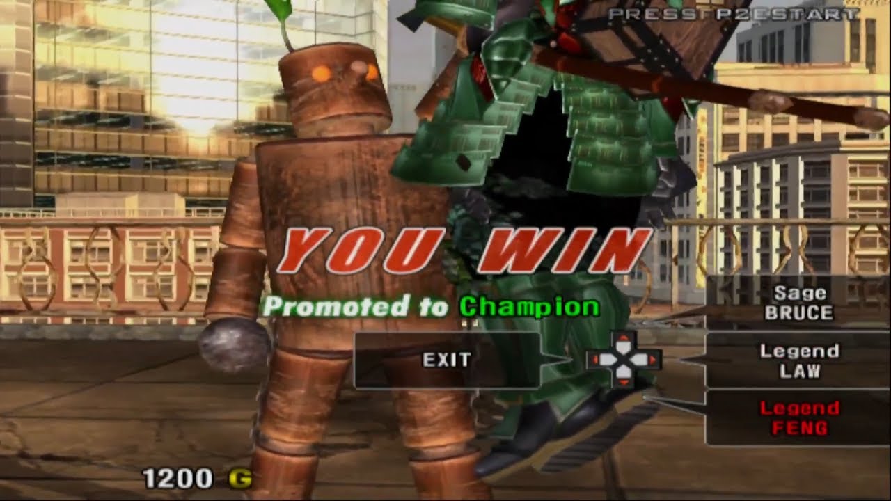 Tekken 5 - Mokujin - Arcade Mode - HD - 60 FPS - Master - Tekken Lord