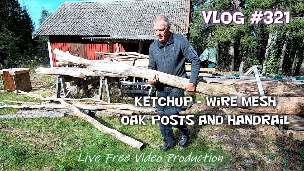 Grandma's WW2 recipe, Oak posts and handrail. Vlog #321 - S7