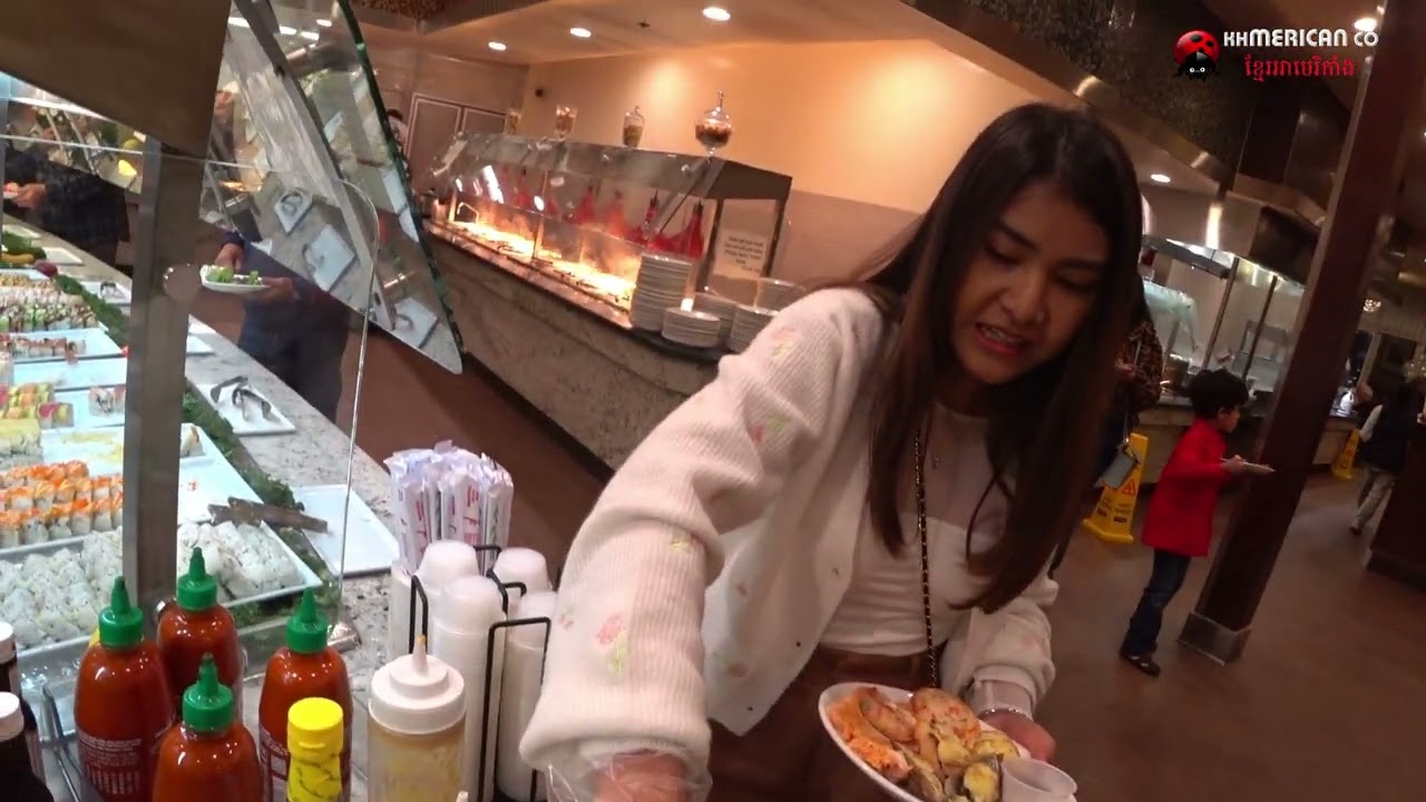 US-Trip 2023 #13 ដំណើរឆ្លងរដ្ឋ Chinese Seafood Buffet California #Khmer American