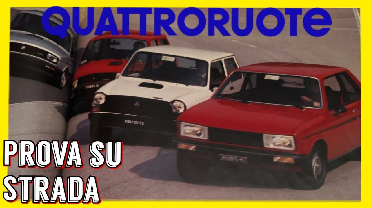 05/1981: A112 ABARTH vs MINI DE TOMASO vs FIAT 127 SPORT vs PEUGEOT 104 ZS (QUATTRORUOTE)