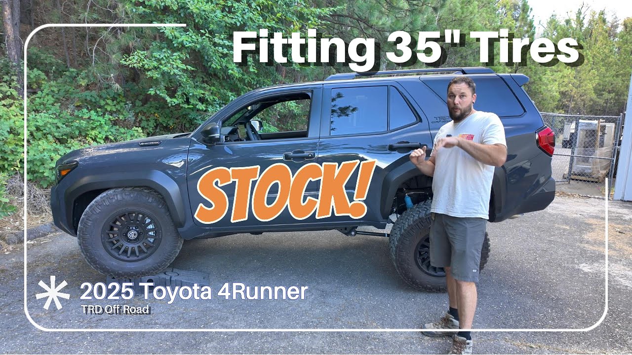 6th Gen Toyota 4Runner - Fitting 35