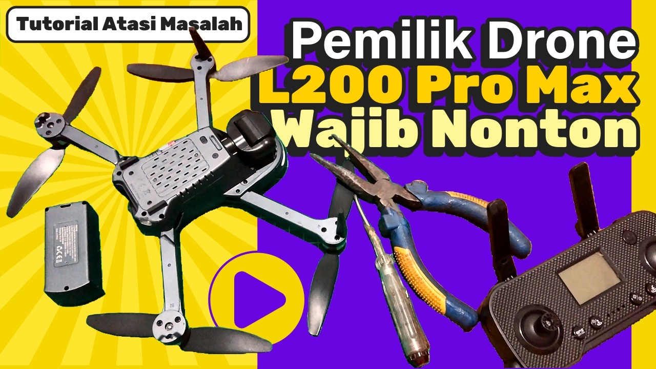 Penyebab dan Cara Mengatasi Gimbal Error di Drone LYZRC L200 Pro/ Max