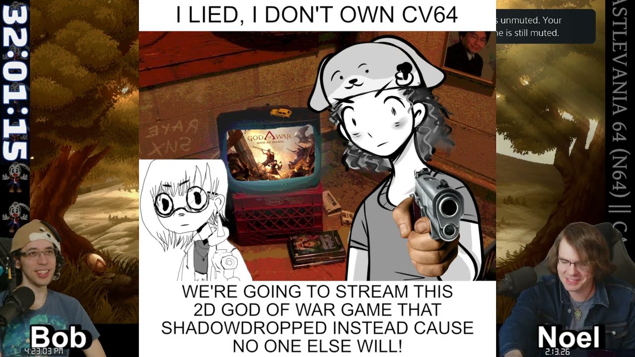 I LIED - We're Playing God of War Sons of Sparta...and Mighty No. 9 again.