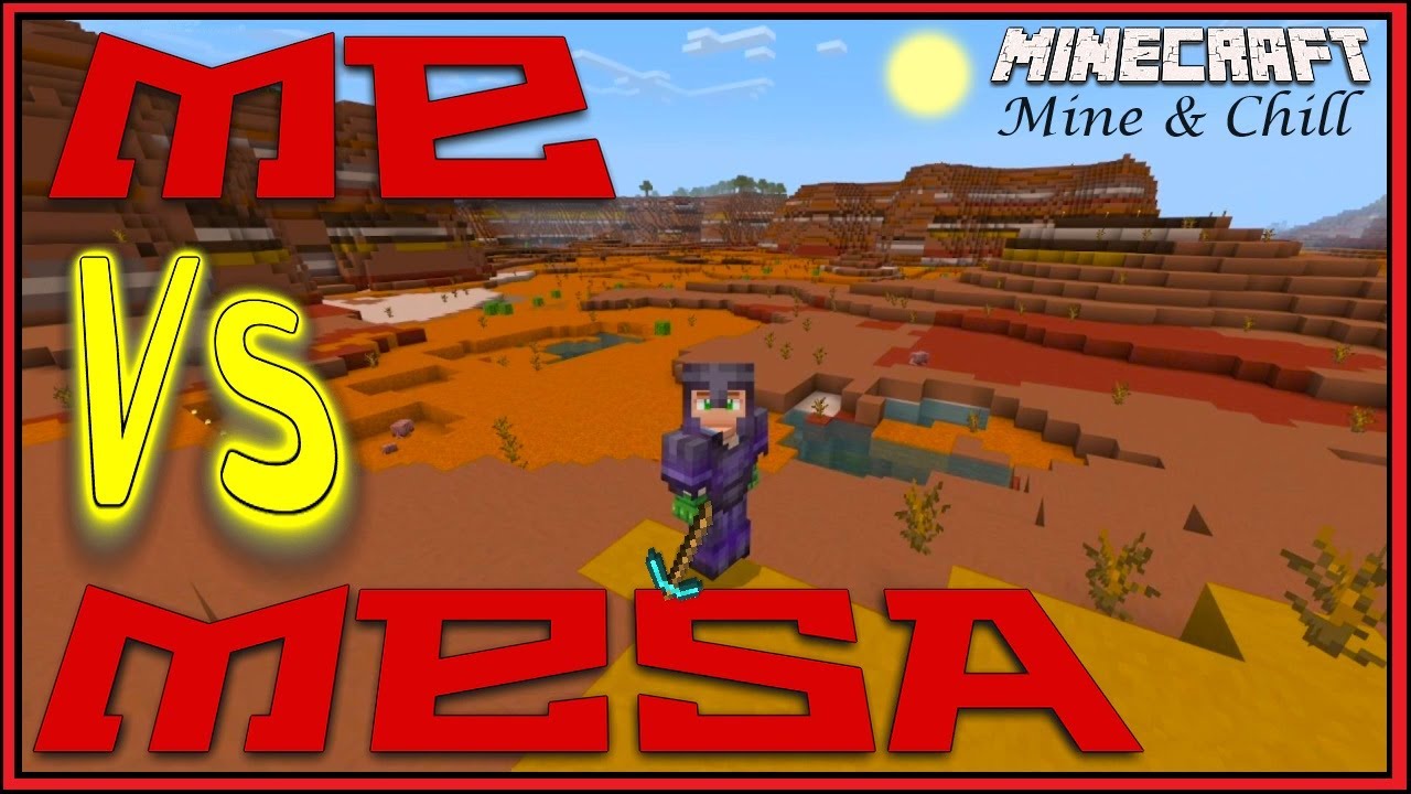 ME Vs MESA!...Strip-Mining Badlands For An Hour...To Lo-Fi Music | No Commentary Chilled Minecraft