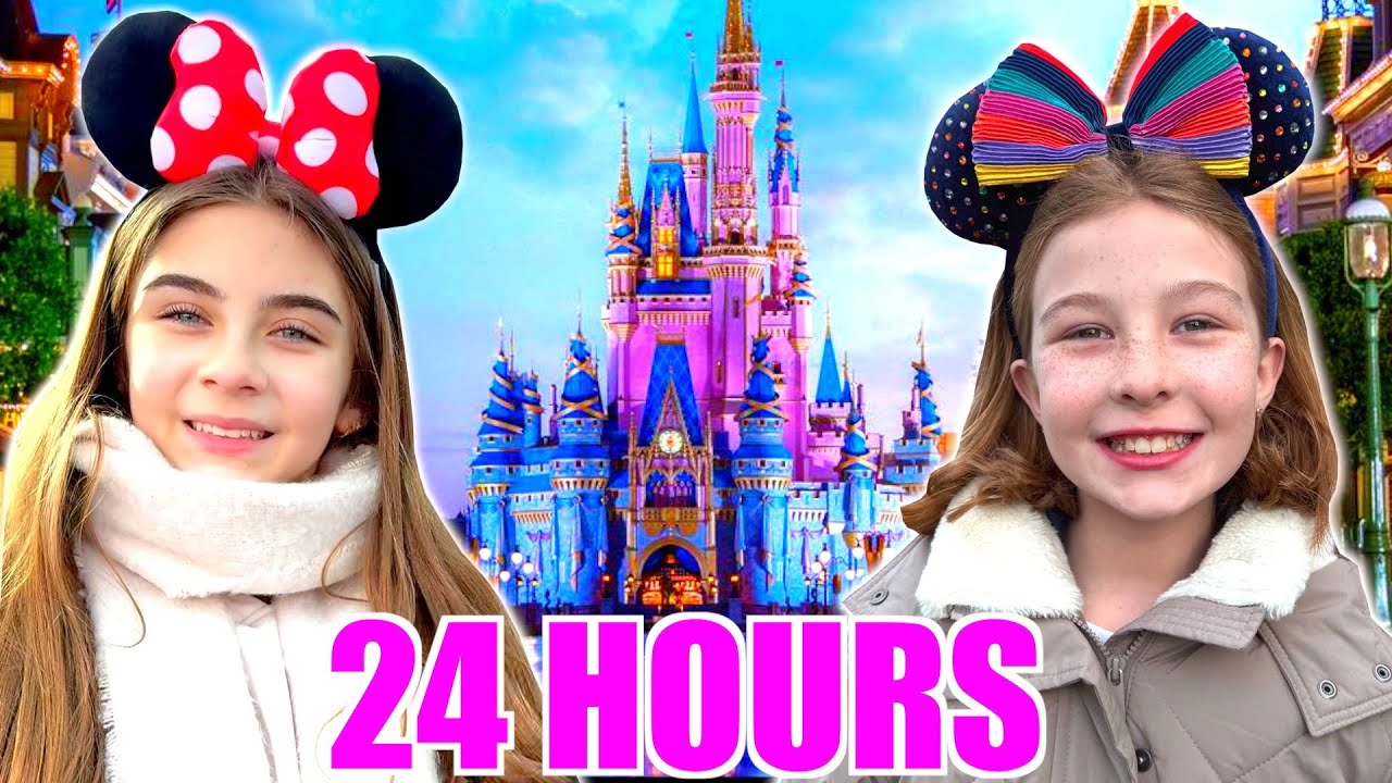 24 HOURS IN DISNEYLAND PARIS!  *Magical Family trip* ✨🎢🐭