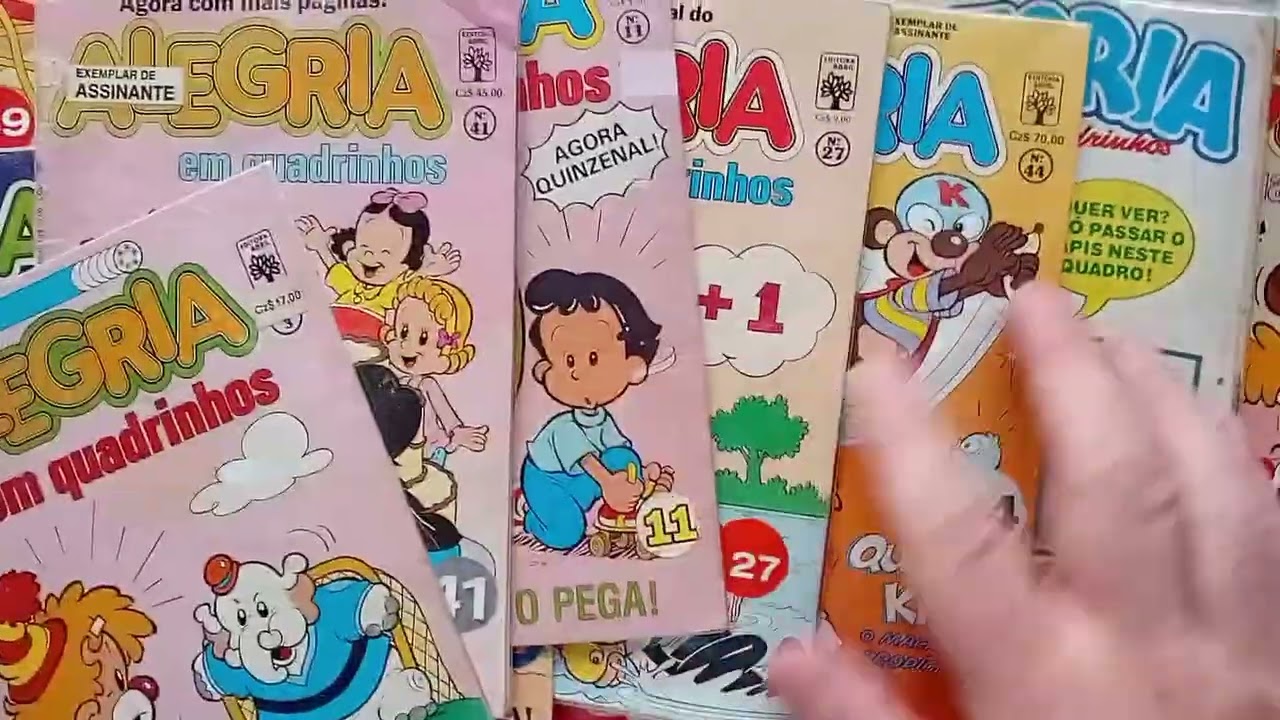 Alegria em Quadrinhos -  Waldyr Igayara - Revistas em quadrinhos - Gibis