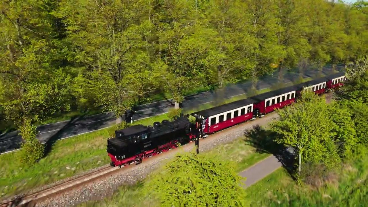 M-V von Oben - Mit der Molli nach Heiligendamm